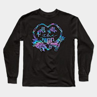 Roller Derby Roll With The Punches Long Sleeve T-Shirt